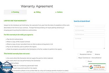 webiste agreement